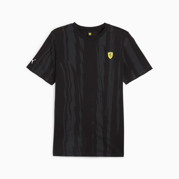 Playera AOP Scuderia Ferrari Race para hombre, PUMA Black, extralarge